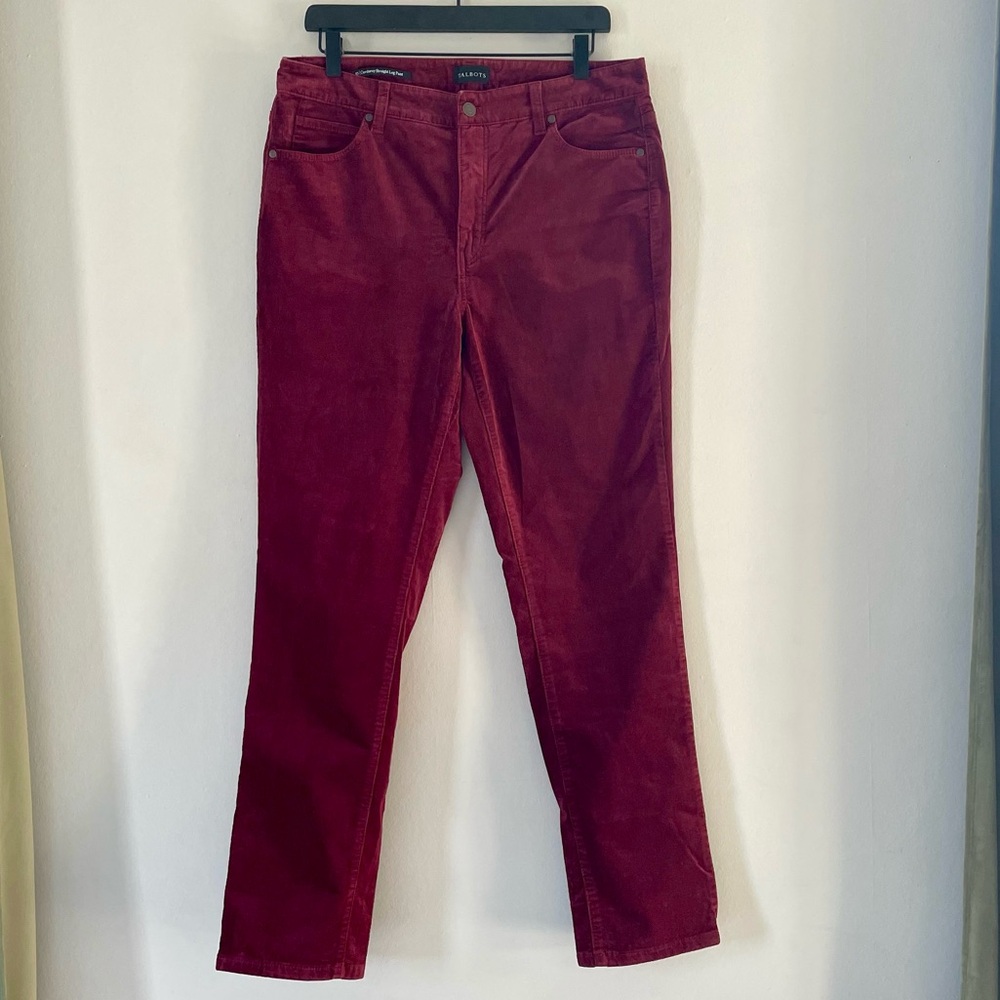 Talbots Corduroy Straight Leg Pant